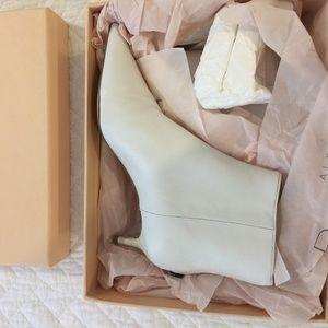 alexandre birman white booties